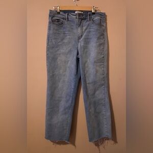 Social Standard by Sanctuary Ladies High Rise Crop Straight Jeans Women’s 12